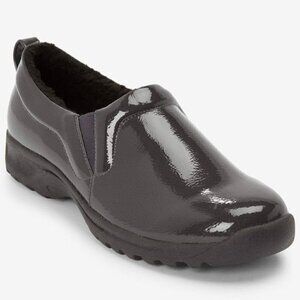 NIB Comfortview Women's Oceane Loafers Shoes Black Slip On Wedge Heels 8.5 M